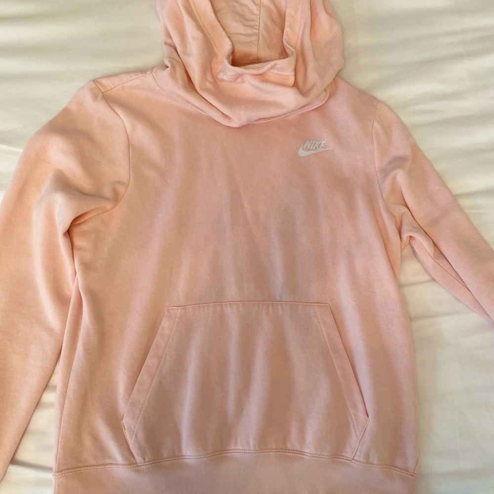 light pink nike hoodie